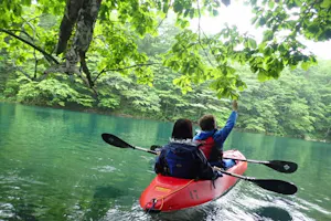 早朝】［初心者歓迎］手ぶらでOK！北海道初上陸の底が透明なカヤックで