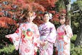 日本の伝統衣装である着物を着て、京都の町歩きをお楽しみください。