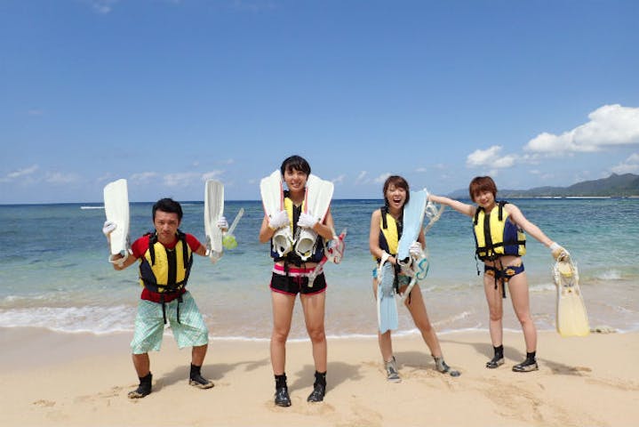 沖縄 石垣島 シュノーケリング 泳げる人も泳げない人も みんな一緒に のんびりツアー 半日 アソビュー