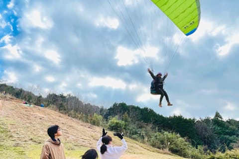 【兵庫・パラグライダー体験】自分の力で空を飛ぼう！市島駅からの送迎無料！