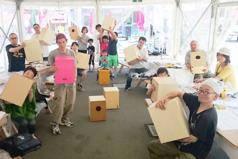 【宮城・石巻・楽器作り】ペルー発祥の美しい音色。打楽器カホン制作にチャレンジ