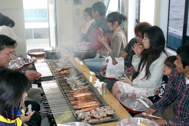 船釣り船上バーベキュー崎っぽ料理松新 ネット予約ならアソビュー