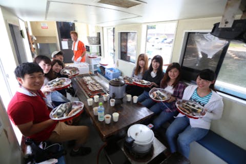 【愛知・南知多町・船釣り】魚の宝庫で船釣りを体験！体験後は船上でBBQ！