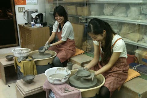 【山梨・河口湖・陶芸・電動ろくろ】電動ろくろ通常コース・いろいろ作りたい方おすすめ体験！