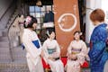 伊勢にあるレンタル着物の帯結。着物を選んでいただき、着付けまでおこないます。