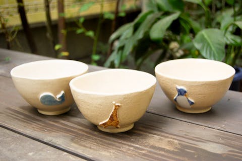 【東京 ・ 国立 ・ 陶芸】作家気分を味わおう！全2回「成形&釉掛け」手びねり陶芸体験（1回1.5時間）