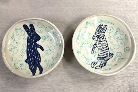 東京 ・ 国立 ・ 全2回たたら作り陶芸体験（成形～絵付け）（1回1.5時間）