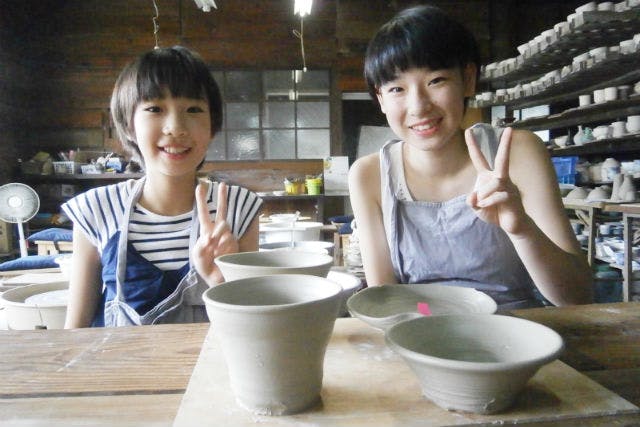 2点・制作可能！】岐阜・陶芸体験・電動ろくろ・味わいある器を