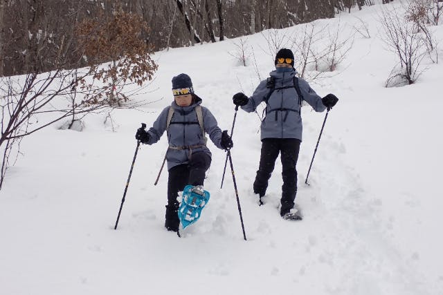 【群馬・みなかみ・スノーシュー】手軽に楽しめる雪上ハイキング！（半日）