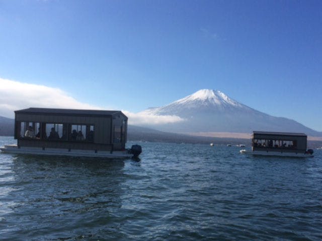 【山梨・山中湖・釣り体験】2月の平日がお得！ドーム船で快適！みんなで釣ったワカサギを一緒に食べよ