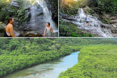 【西表島・SUP】まるで映画の世界！亜熱帯の森を大冒険！マングローブSUPと神秘の滝トレッキング（写真データ無料・1日）