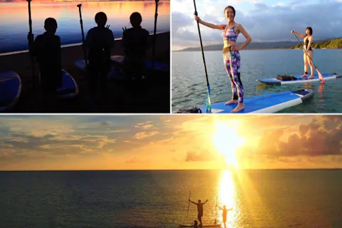 【西表島/島内宿泊者限定】世界遺産サンライズSUP(写真・動画データ付・島内送迎あり)朝の澄んだ島の空気が、心と身体に活力を届ける