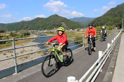 【愛媛・サイクリング・1日】歯抜け沈下橋とホビートレイン！四万十産スイーツ・温泉チケット付き