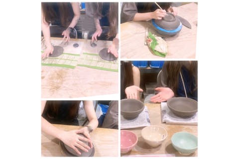 【東京・国立・陶芸】手びねり体験ご飯茶碗を作ろう・1個（焼き代・釉薬代）送料別