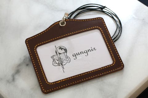 【滋賀・レザークラフト】さりげなく個性を主張！世界で一つの手づくりIDケース(1日1組限定）