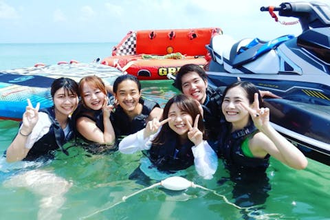 【沖縄・石垣島・マリンスポーツ】3時間遊び放題！海のアクティビティ＆米原ビーチ・青の洞窟ツアー