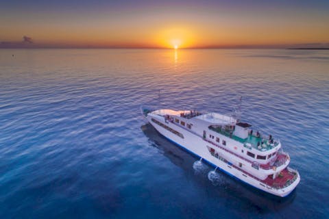 【沖縄・宮古島・クルージング】夕日に染まる宮古の綺麗な海を存分に楽しむ！乗船のみプラン（サンセットプラン）