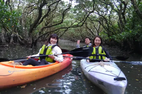 【鹿児島・奄美・カヤック】マングローブカヤック&シュノーケリング&原生林ツアー