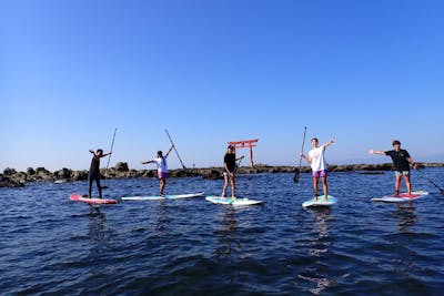 神奈川・逗子・SUP】その道30年のインストラクターが指導！SUPで楽しむ