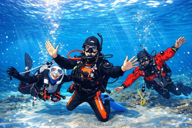 【ドライスーツ無料！三浦半島・城ヶ島アドバンス取得】2日でアドバンス取得！ダイビングを楽しみ尽くしてひとつ上のダイバーになろう！ボートダイビングで遊べるライセンス取得プラン（最大潜水深度30m）