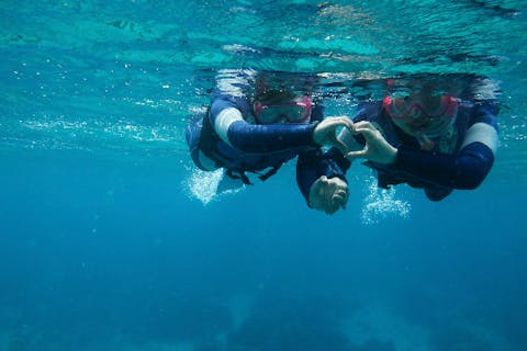 【奄美大島・シュノーケリング】手のひらに乗る熱帯魚に感動！シュノーケリングスクール＆ボートツアー