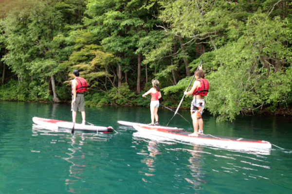 長野・大町市・SUP】「北アルプスの鏡」と呼ばれる湖へ。青木湖 