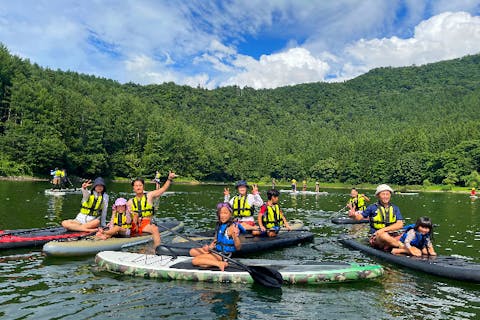 【長野・SUP】湖の上でのびのびリラックス。ゆったり湖上散歩をたのしむSUP体験