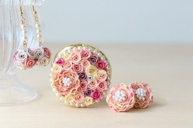 【広島・手作り雑貨】ロザフィに挑戦。小さなバラ咲くピルケースを作ろう