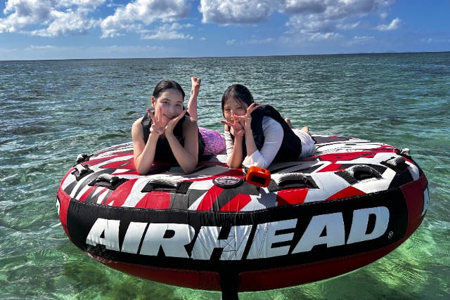 【沖縄・名護・今帰仁・古宇利島】プライベートビーチで過ごす極上の時間！最新の乗り物2点♪当日現地で選び放題のお得なプランで遊びつくそう！『Aプラン ♪』