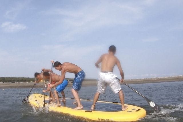 神奈川・茅ヶ崎・SUP】ご家族、グループで乗れる特大サイズ！BIG SUP