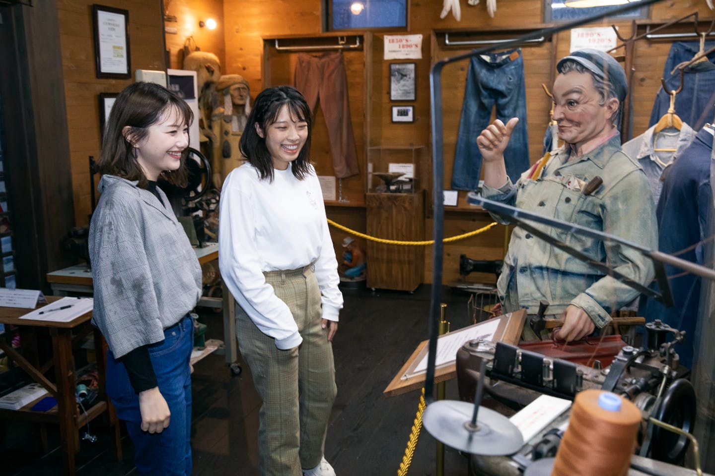 岡山・児島・ジーンズ手作り】赤ラインが目印！高級デニムでジーンズを作ろう（プレミアム）（オリジナルトートバッグ付き）｜アソビュー！