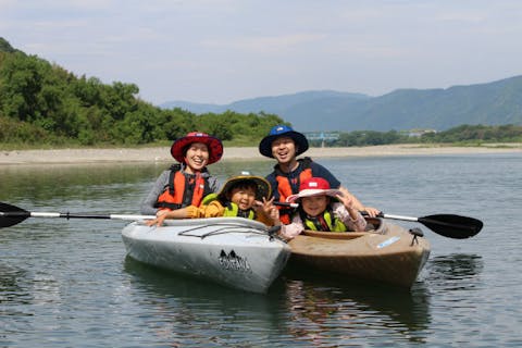 【徳島・カヤック】水の美しさに感動！四国最大級の川「吉野川」でカヤックツアー（1時間30分）