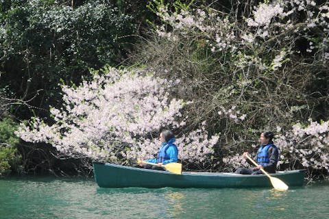 【埼玉・長瀞・カヌー】そこはカヌーの楽園！森に囲まれた荒川でツーリング（180分）