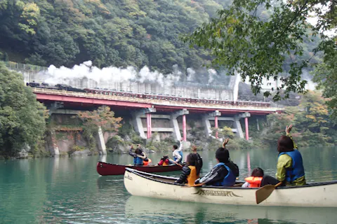 【埼玉・長瀞・カヌー】ふたりから楽しい荒川玉淀湖カヌークルージングへ