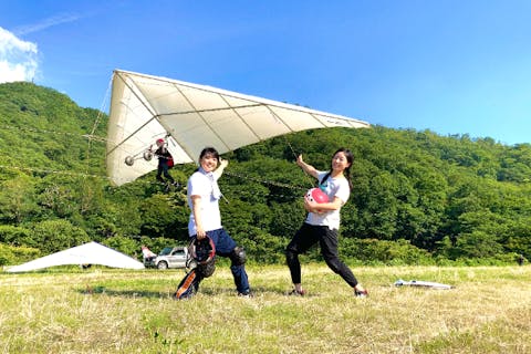【滋賀・彦根・琵琶湖・ハンググライダー】<2時間コース>誰でも気軽にハンググライダー体験