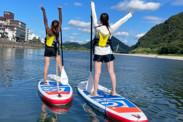 【岐阜・SUP】岐阜城をバックに清流長良川をのんびり！お気軽サップ体験ツアー