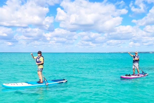 Mo'o SUP（モオサップ） (宮古島・伊良部島・宮古島市 SUP（サップ）)の「【沖縄・宮古島・SUP】貸切プライベートSUPプラン♪写真・動画データ無料プレゼント♪」の画像