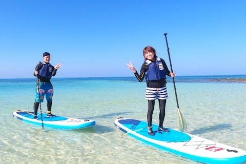 【宮古島・貸切SUP】極上で快適な貸切プライベートSUPプラン♪写真・動画データプレゼント♪