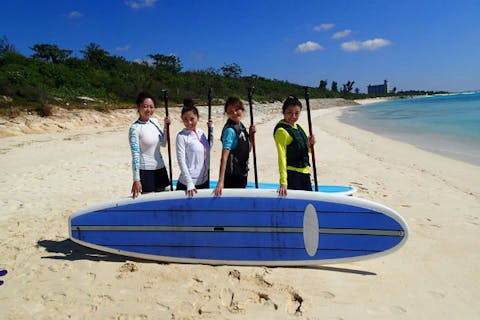 【宮古島・SUP】海上散歩＆シュノーケリング三昧！しっかり講習付きで初心者にも安心です