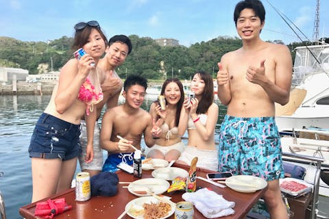 【千葉・勝浦・マリンスポーツ】大切な仲間と貸切プラン！BBQ・釣り・バナナボートが楽しめる