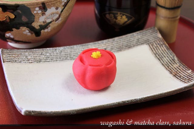 【「練り切り」作りと「抹茶たて」】東京・千駄木・お菓子作り体験・英語対応OK！和菓子レッスン