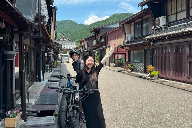 【岐阜・サイクリング】城下町を回ろう！郡上八幡まちなみクルーズ