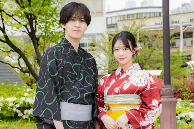 【神奈川・鎌倉・学割】女性限定！★浴衣学割プラン★VASARA浴衣でお得に夏の思い出を作りませんか？ヘアセット&髪飾り付きで可愛く変身♪