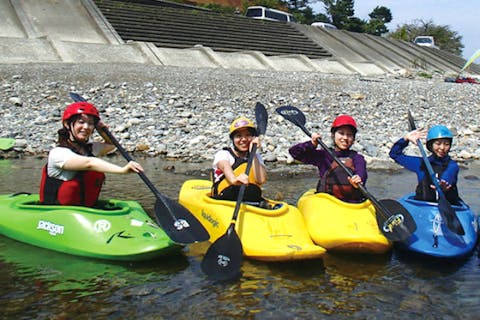 【岐阜・長良川・カヤック】たっぷり漕いで大満足！長良川カヤック体験（1日）