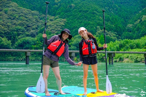 【高知・四万十川・サップ】おてがるサップ体験（1時間）観光の合間にぴったり！