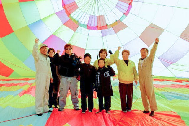 【岐阜・熱気球】高度25メートルを空中散歩！気軽に楽しめる係留フライト体験