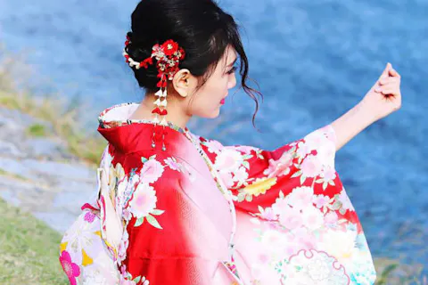 京都着物スタンダード振り袖プラン 華やかな和服美人に変身！祇園・八坂神社周辺（女性限定基本ヘア付き）