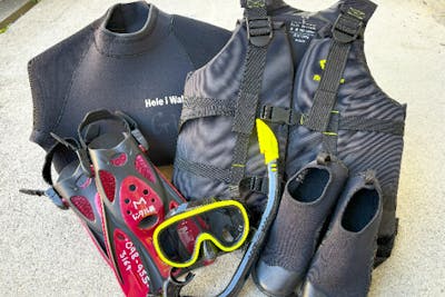 シュノーケリングセット器材レンタル】4点セットがお得！青の洞窟も