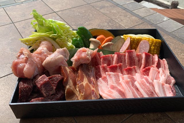 【和歌山県・和歌山市・BBQ】スペアリブもついたボリュームたっぷり焼肉BBQ