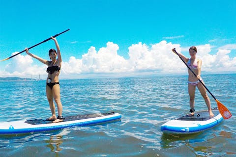 【神奈川・三浦海岸・SUP】おトク！モーニングSUP体験（8時～9時）